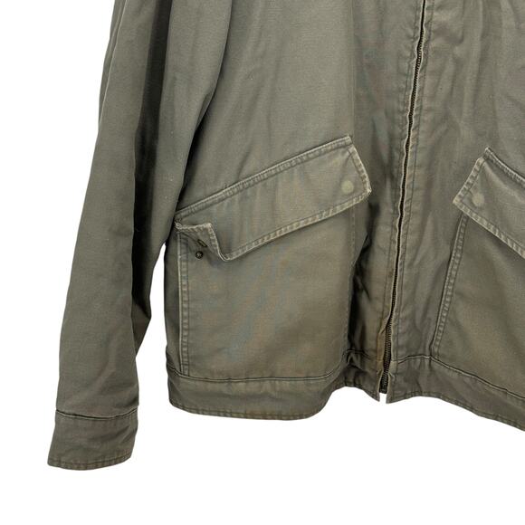 Timberland Weathergear Men's Vintage Jacket XXL Chore Coat Work Grey Distressed - Picture 5 of 14